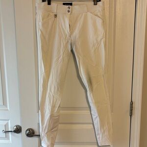 Horze Grand Prix White Full Seat Breeches Sz 32